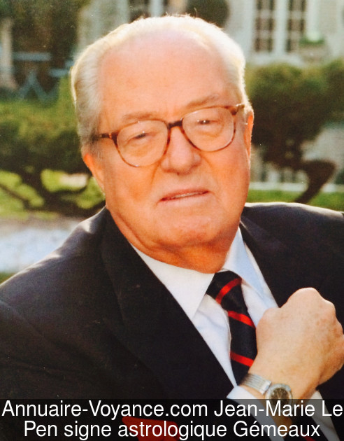 Jean-Marie Le Pen Gémeaux