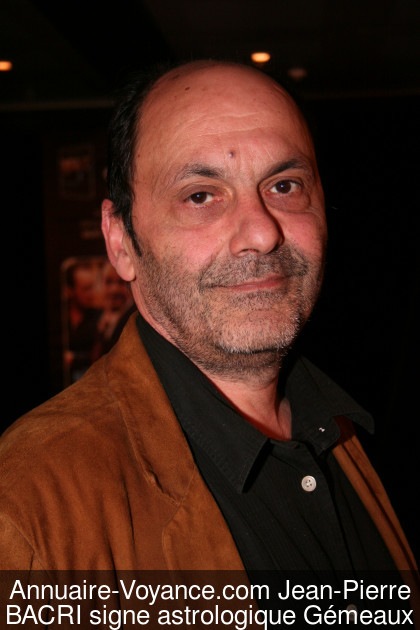 Jean-Pierre BACRI Gémeaux