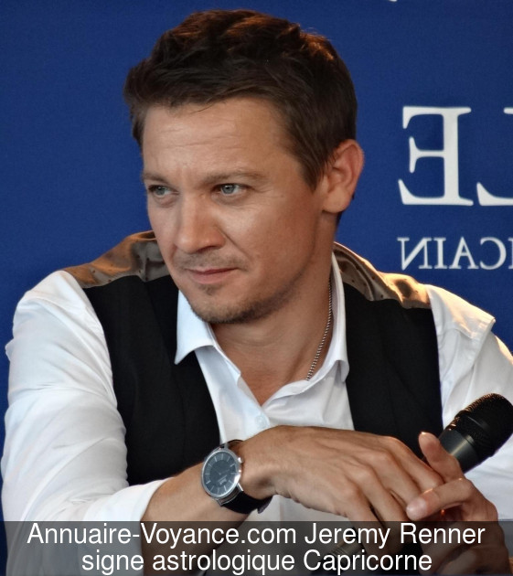 Jeremy Renner Capricorne