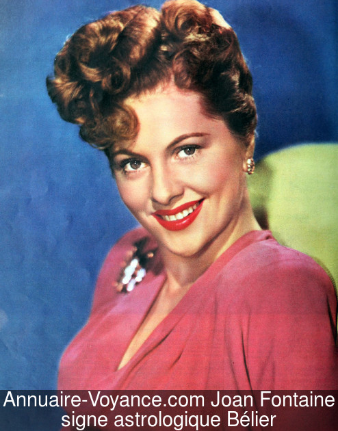 Joan Fontaine Bélier