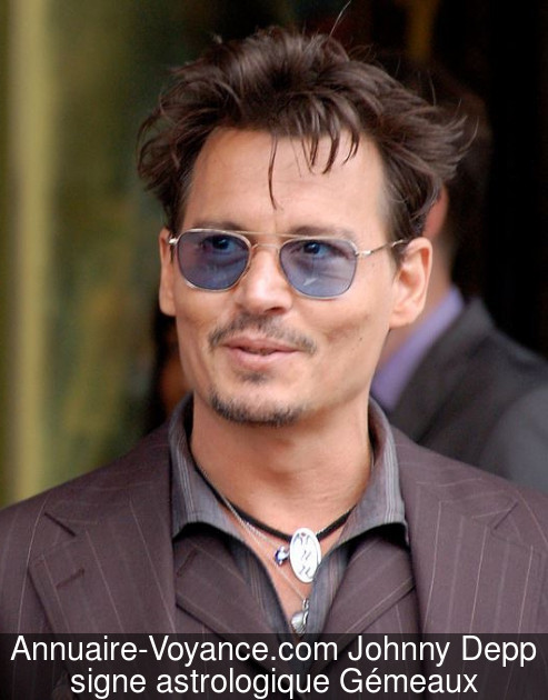 Johnny Depp Gémeaux