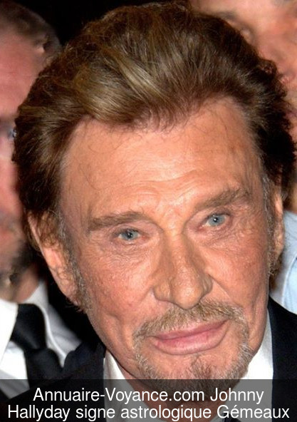 Johnny Hallyday Gémeaux