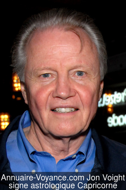 Jon Voight Capricorne