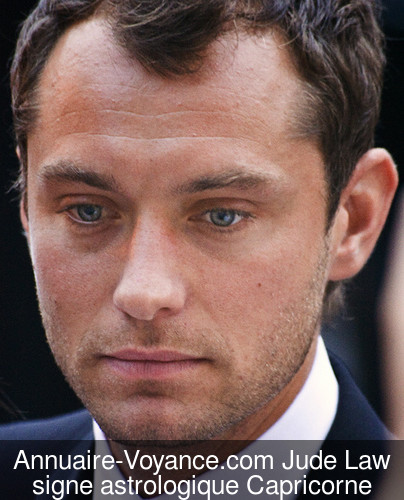 Jude Law Capricorne