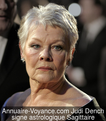 Judi Dench Sagittaire