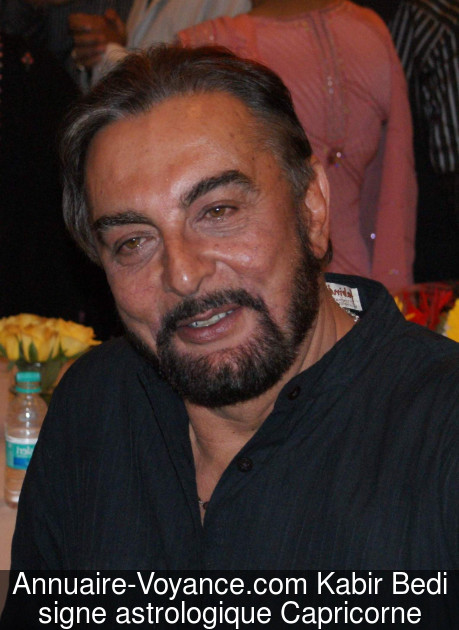 Kabir Bedi Capricorne