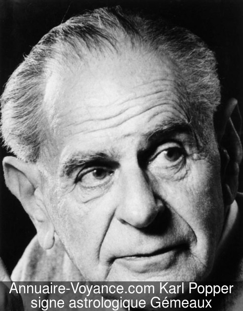 Karl Popper Gémeaux