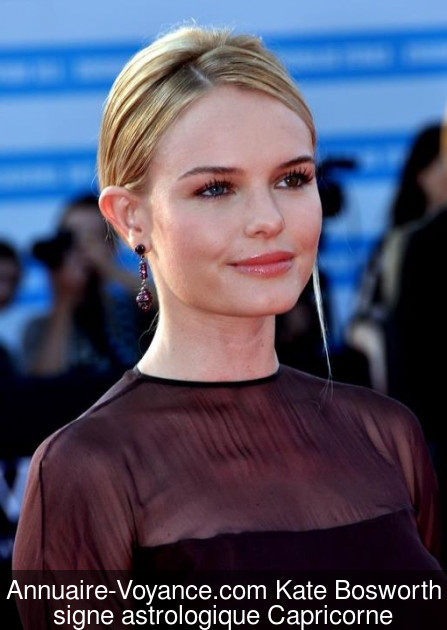 Kate Bosworth Capricorne