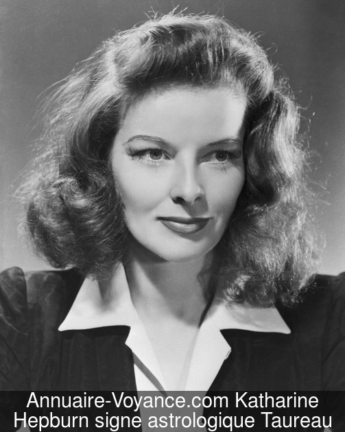 Katharine Hepburn Taureau