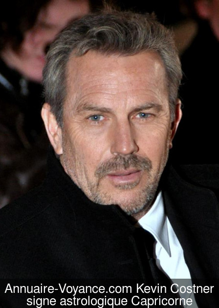 Kevin Costner Capricorne