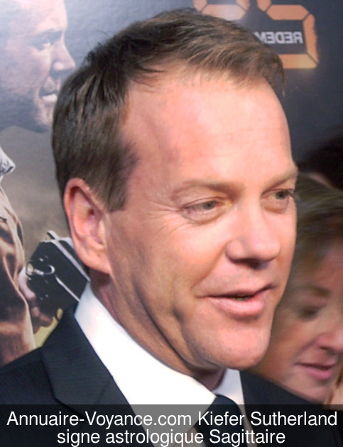 Kiefer Sutherland Sagittaire