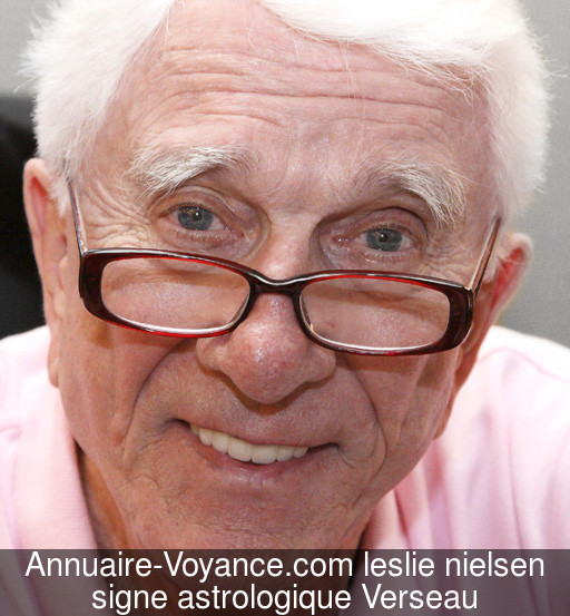 leslie nielsen Verseau