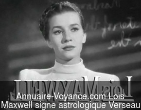 Lois Maxwell Verseau