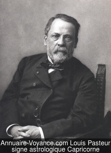 Louis Pasteur Capricorne