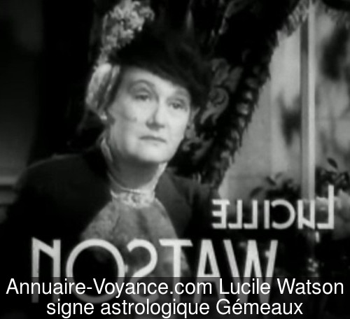 Lucile Watson Gémeaux