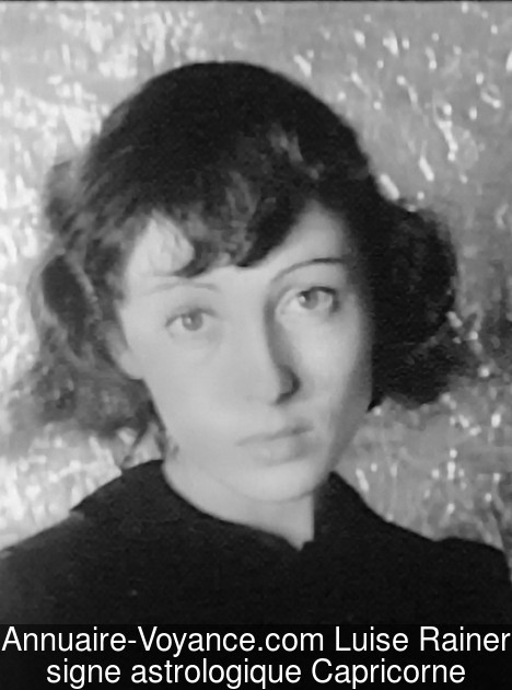 Luise Rainer Capricorne