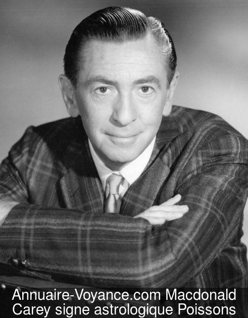 Macdonald Carey Poissons