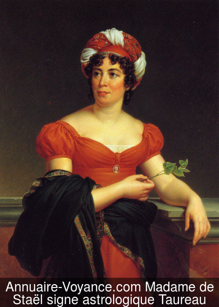 Madame de Staël Taureau