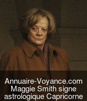 Maggie Smith Capricorne