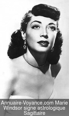 Marie Windsor Sagittaire