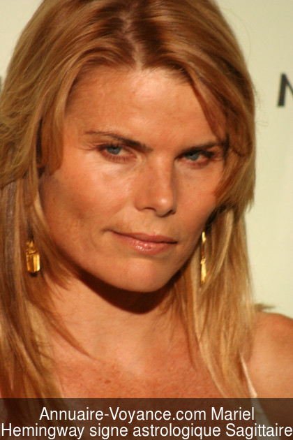 Mariel Hemingway Sagittaire