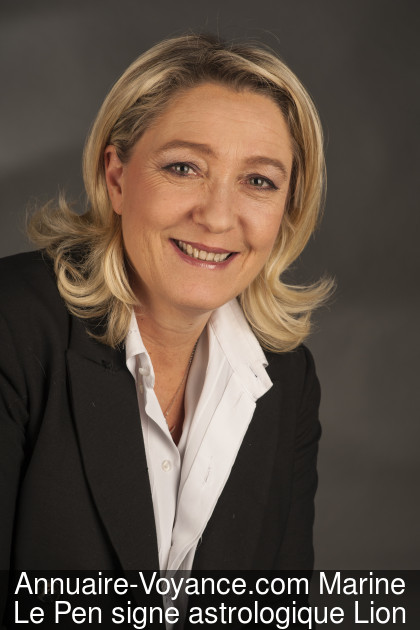 Marine Le Pen Lion