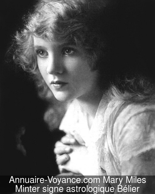 Mary Miles Minter Bélier