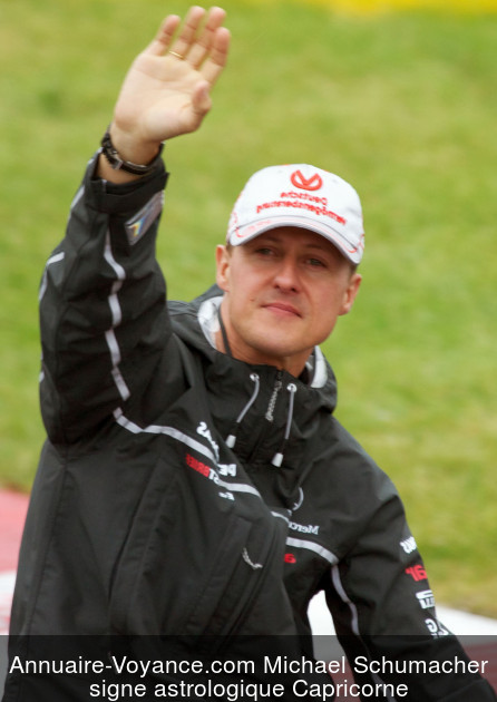 Michael Schumacher Capricorne