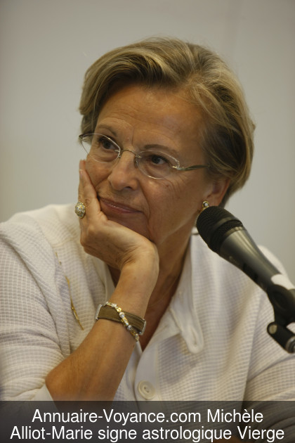 Michèle Alliot-Marie Vierge