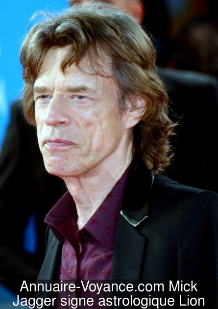 Mick Jagger Lion