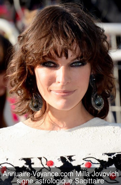 Milla Jovovich Sagittaire