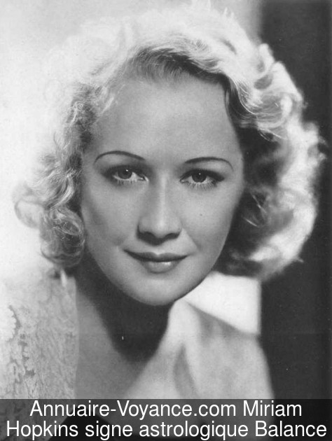 Miriam Hopkins Balance