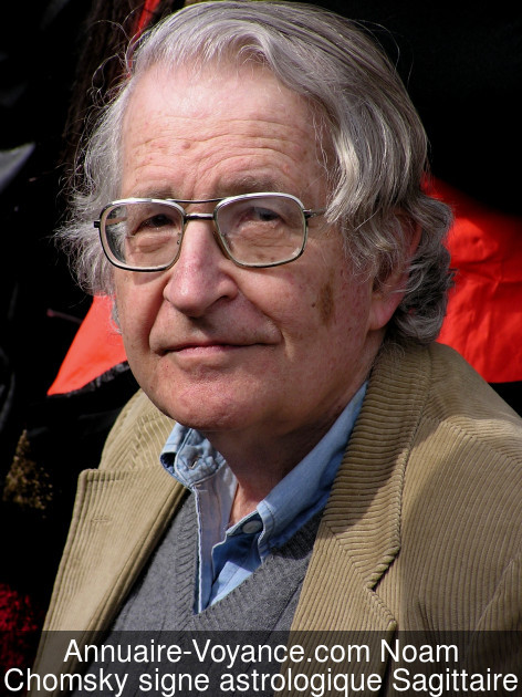 Noam Chomsky Sagittaire
