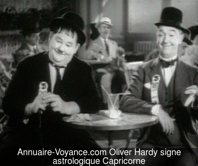 Oliver Hardy Capricorne