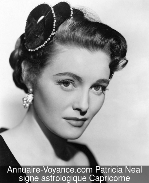 Patricia Neal Capricorne