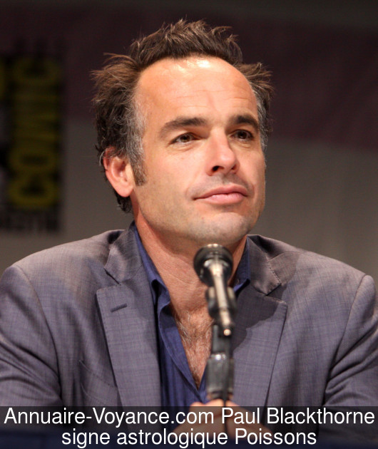 Paul Blackthorne Poissons