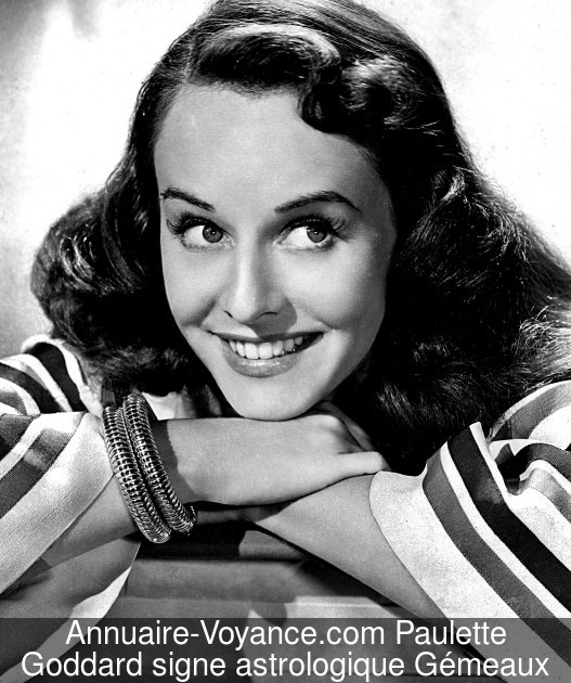 Paulette Goddard Gémeaux