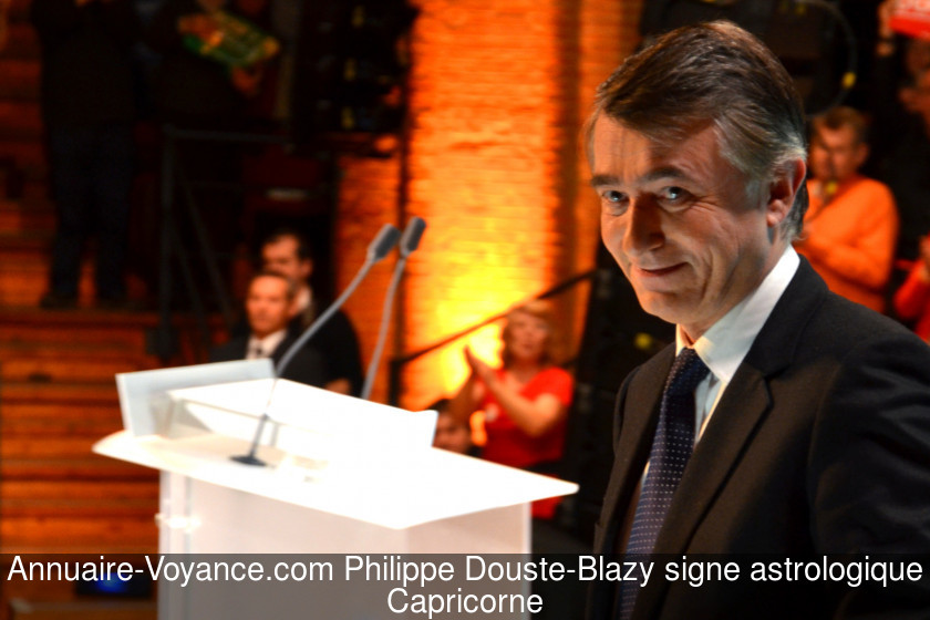 Philippe Douste-Blazy Capricorne