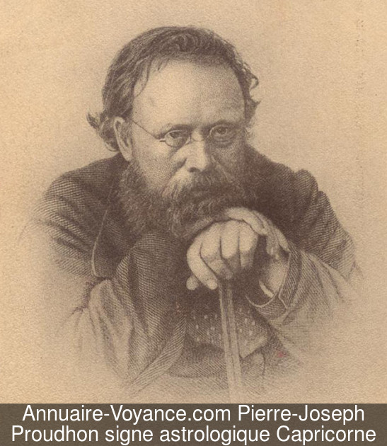 Pierre-Joseph Proudhon Capricorne