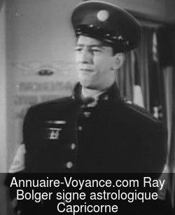 Ray Bolger Capricorne