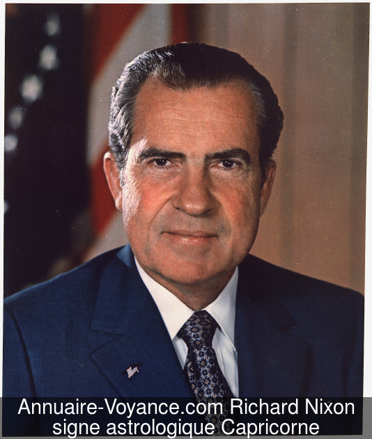 Richard Nixon Capricorne