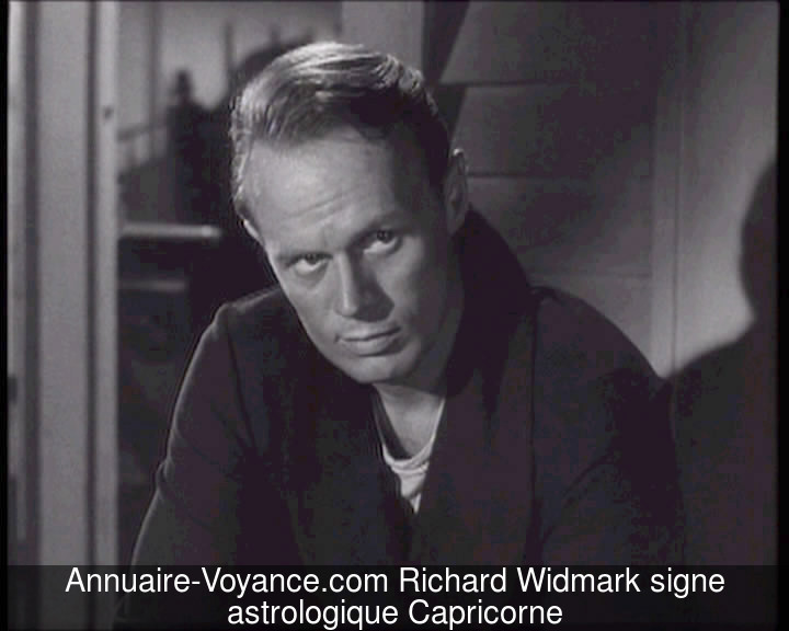 Richard Widmark Capricorne