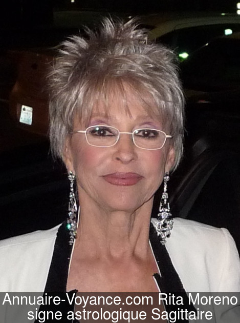 Rita Moreno Sagittaire