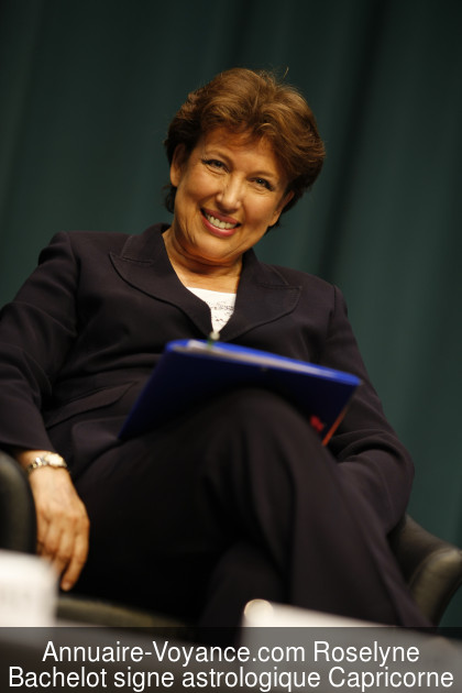 Roselyne Bachelot Capricorne