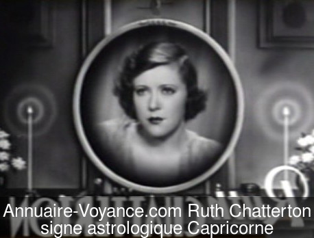 Ruth Chatterton Capricorne