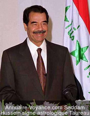 Saddam Hussein Taureau