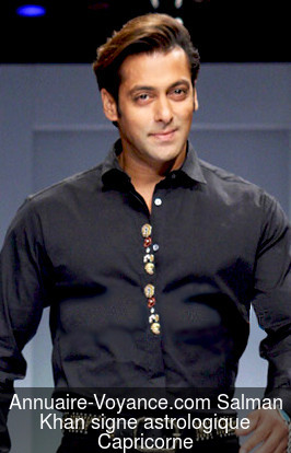 Salman Khan Capricorne