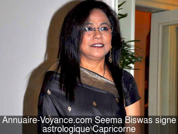 Seema Biswas Capricorne