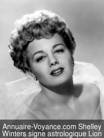 Shelley Winters Lion