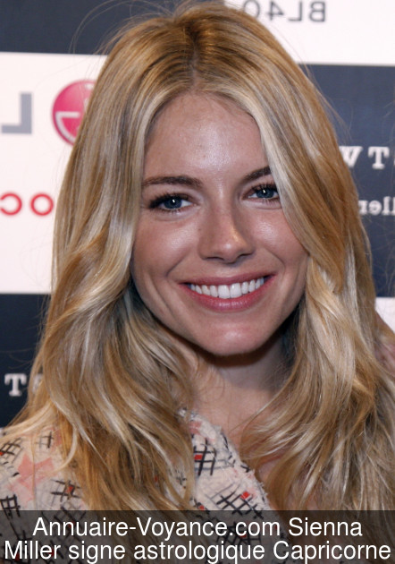 Sienna Miller Capricorne